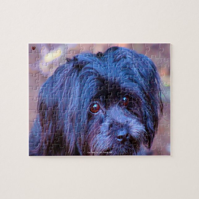 Notre Chih Tzu Notre Famille Pet Jigsaw Puzzle Puz (Horizontal)