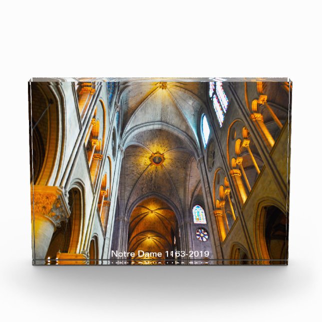 Notre Dame (1163-2019) Fotoblock (Vorderseite)