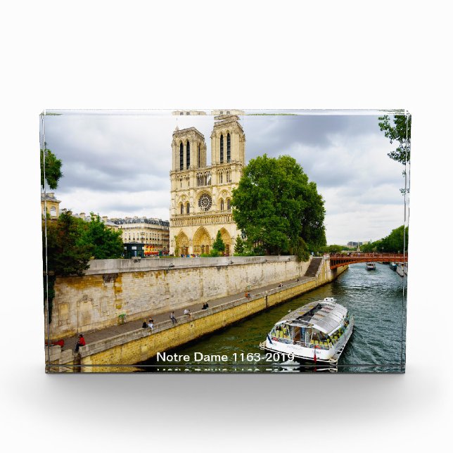 Notre Dame (1163-2019) Fotoblock (Vorderseite)