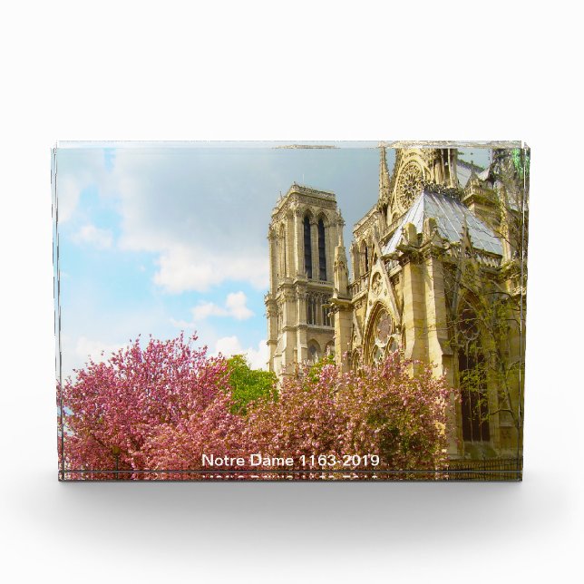 Notre Dame (1163-2019) Fotoblock (Vorderseite)