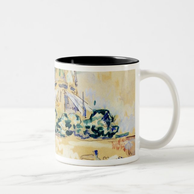 Notre Dame, 1885 Zweifarbige Tasse (Rechts)
