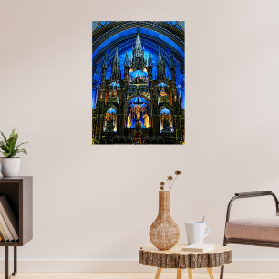 Notre Dame Basilica Altar Poster