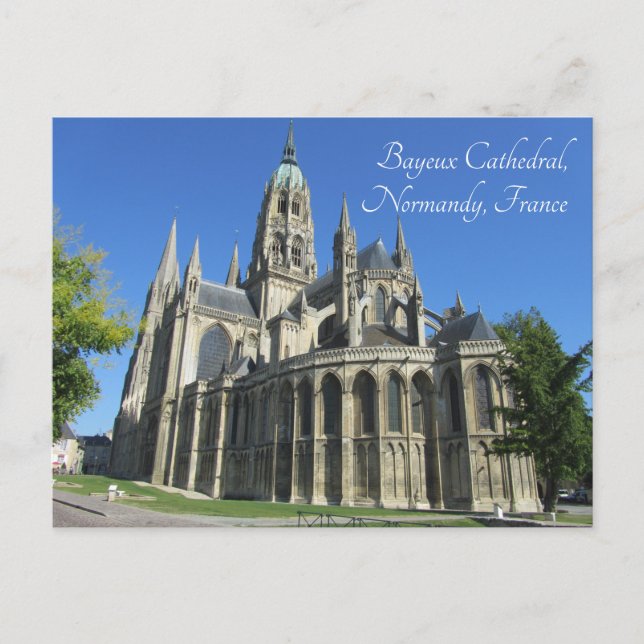 Notre Dame Cathedral, Bayeux, Frankreich Postkarte (Vorderseite)