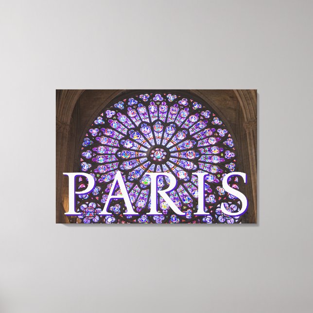 Notre Dame Cathedral | Paris, Frankreich Leinwanddruck (Vorderseite)