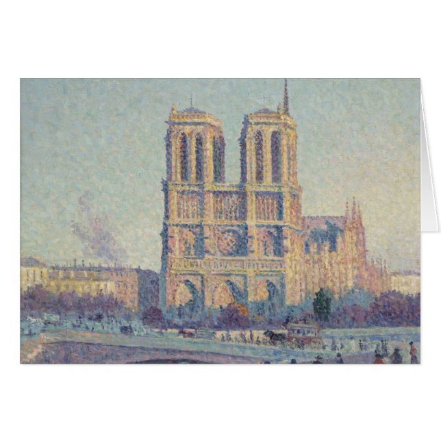 Notre Dame Cathedral Paris - Klassische Malerei (Vorderseite (Horizontal))