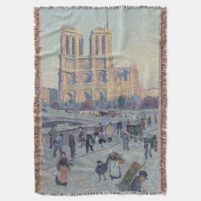 Notre Dame Cathedral Paris - Klassische Malerei Decke (Vorderseite Vertikal)