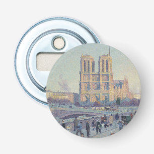Notre Dame Cathedral Paris - Klassische Malerei Flaschenöffner