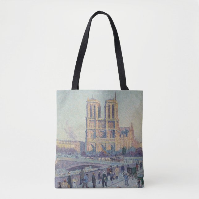 Notre Dame Cathedral Paris - Klassische Malerei Tasche (Vorderseite)