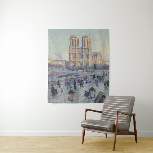 Notre Dame Cathedral Paris - Klassische Malerei Wandteppich (Beispiel)