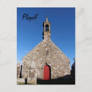 Notre Dame de Bon Voyage in Plogoff Postkarte