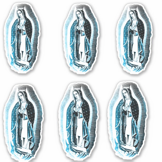 Notre-Dame de Guadalupe avec autocollant (Devant)
