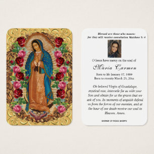 Notre-Dame de Guadalupe Espagne funérailles prière