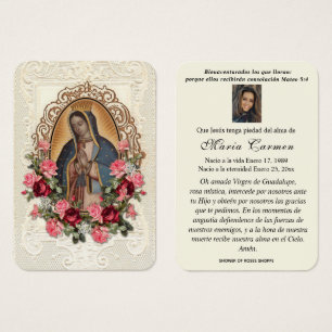 Notre-Dame de Guadalupe Espagne funérailles prière