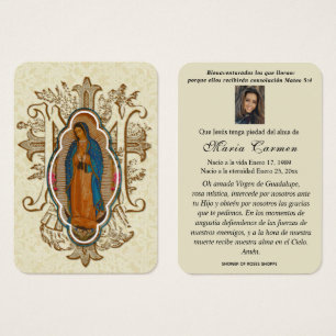 Notre-Dame de Guadalupe Espagne funérailles prière