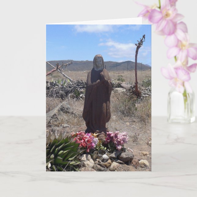 Notre-Dame de Guadalupe Roadside Shrine - carte (Orchidée)