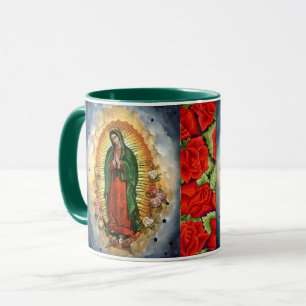 Notre-Dame de Guadalupe Rose Coupe Cadeau Café Mug