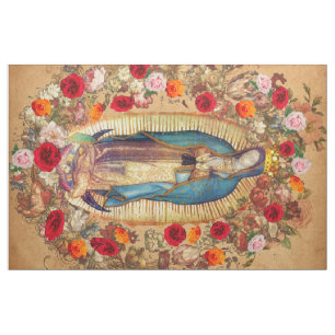 Notre Dame de Guadalupe Roses 206 Tissu