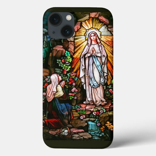 Notre Dame de Lourdes iPhone / coque ipad (Verso)
