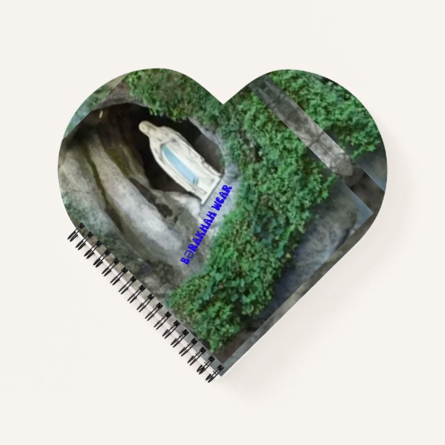 Notre Dame de Lourdes Notizbuch (Vorderseite)