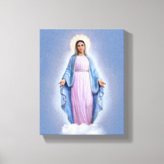 Notre Dame de Medjugorje, 8" x 10", toile