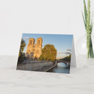 Notre Dame de Paris at Golden Hour - Paris, Frankr Karte