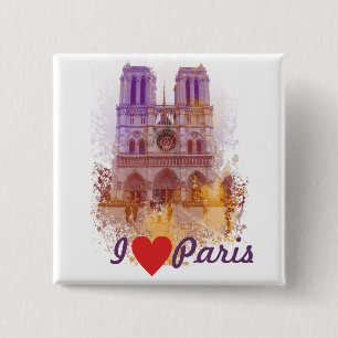 Notre Dame de Paris Button