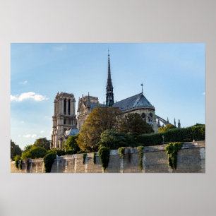 Notre Dame de Paris Cathedral - Frankreich Poster