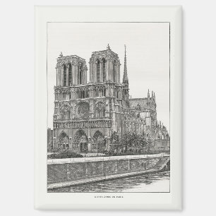 Notre Dame de Paris Cathedral Magnet
