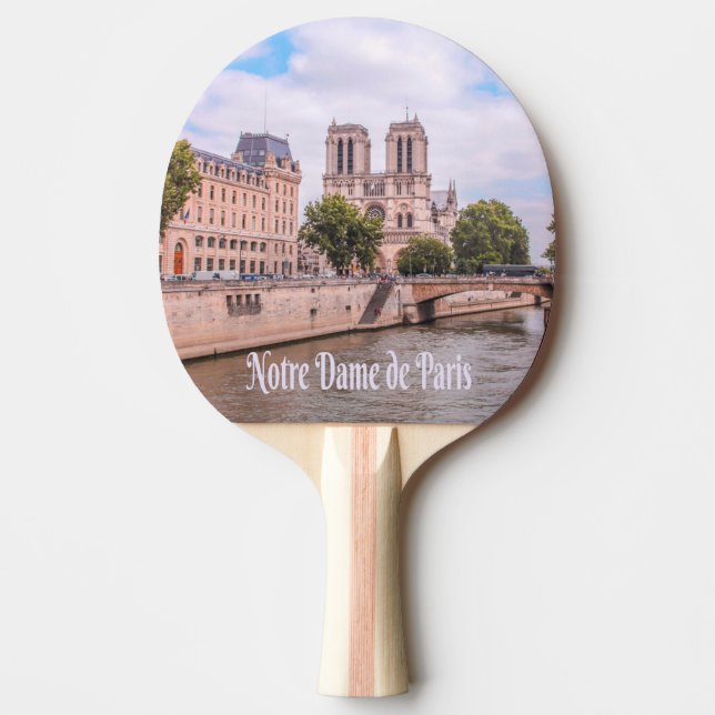 Notre Dame de Paris Frankreich Katholische Kathedr Tischtennis Schläger (Vorderseite)
