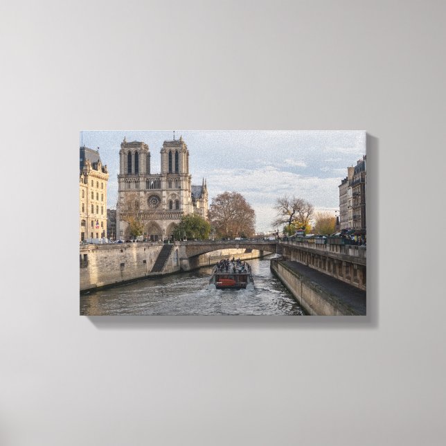 Notre Dame de Paris, Frankreich Leinwanddruck (Vorderseite)