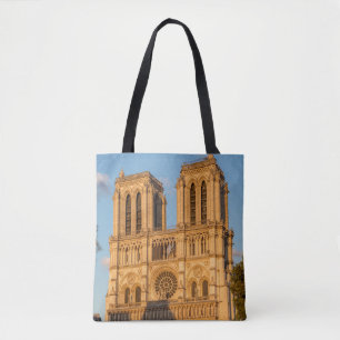 Notre Dame de Paris in der goldenen Stunde - Paris Tasche