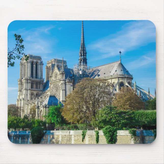Notre Dame de Paris in Frankreich Mousepad (Vorne)