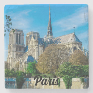 Notre Dame de Paris in Frankreich Steinuntersetzer
