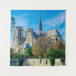 Notre Dame de Paris in Frankreich Wandteppich
