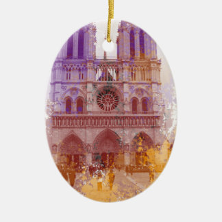 Notre Dame de Paris Keramikornament