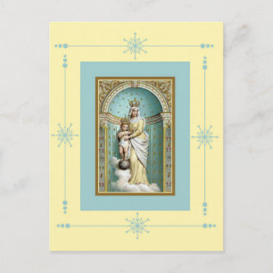 Notre Dame des Victoire mit Jesus Postkarte