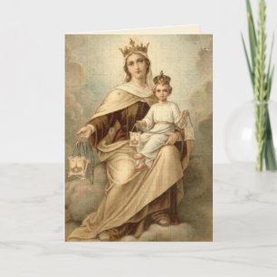 Notre-Dame du Mont-Carmel Carte d'Offrande de Mess