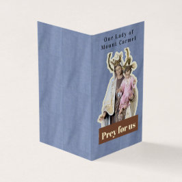Notre-Dame du Mont Carmel Prière Carte