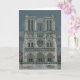 Notre Dame Facade Grußkarte Karte (Orchid)