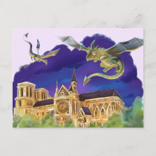 Notre-Dame-Gargoyl - Paris Postkarte