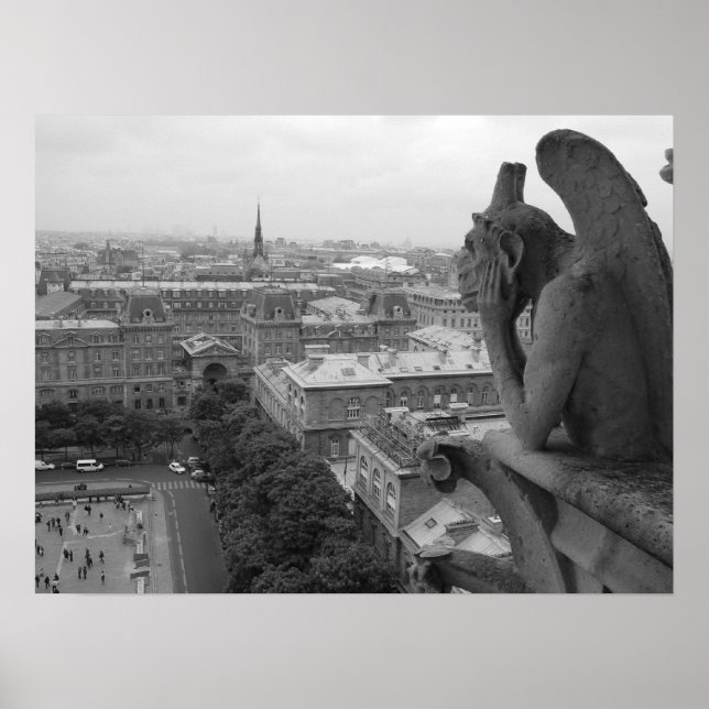 Notre Dame Gargoyle 2 Poster (Vorne)
