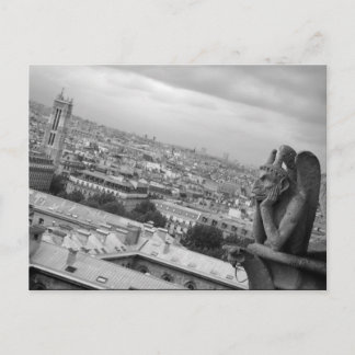 Notre Dame Gargoyle Postcard Postkarte