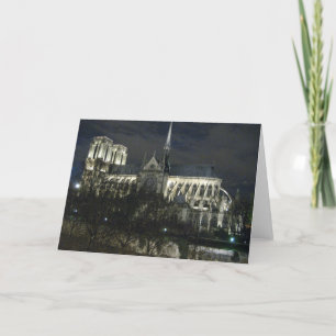 Notre Dame in der Nacht Karte