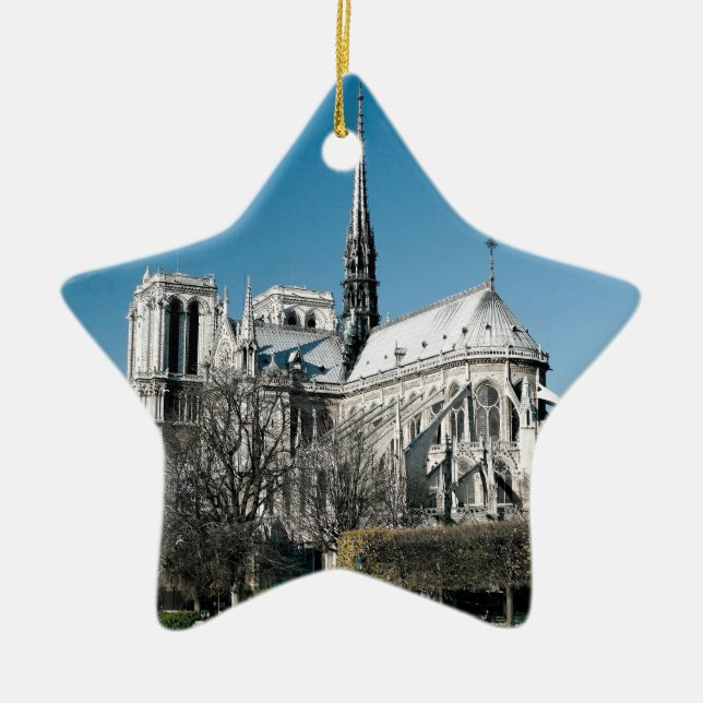 Notre Dame-Kathedrale Keramik Ornament (Vorne)