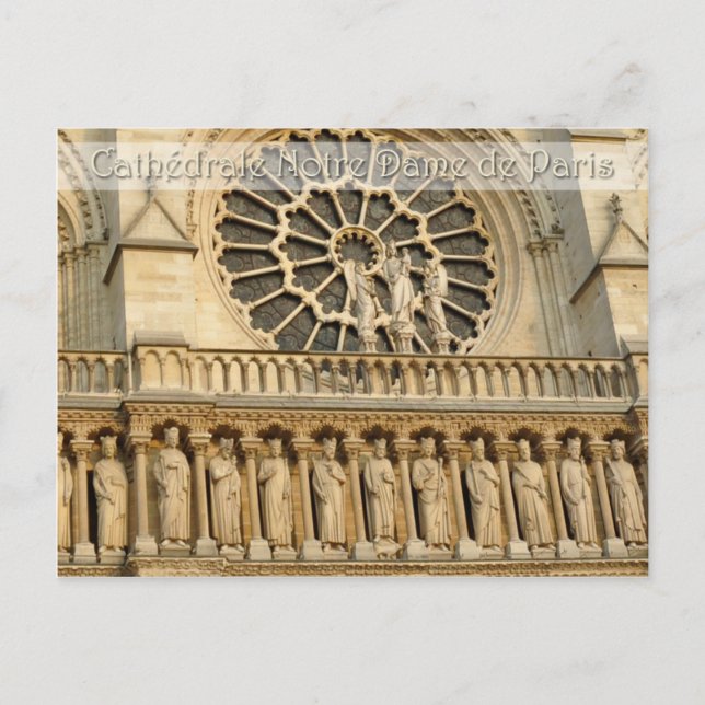 Notre-Dame-Kathedrale - Paris, Postkarte (Vorderseite)