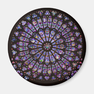 Notre-Dame-Kathedrale Paris Rosenfenster Magnet