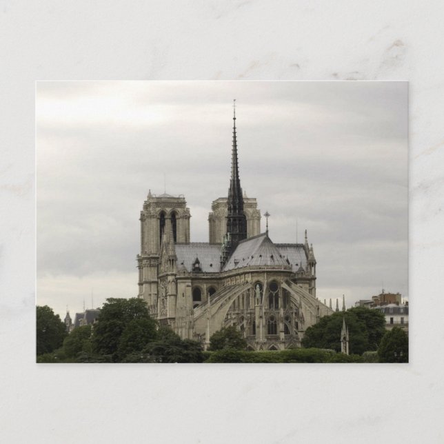Notre Dame Kathedrale Postkarte (Vorderseite)