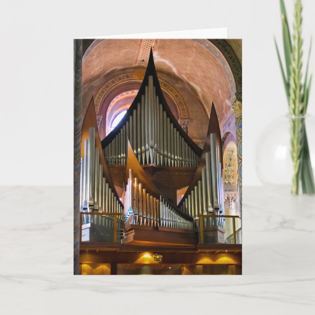 Notre-Dame La Grande in Poitiers Karte (Vorderseite)