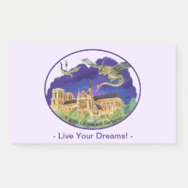 Notre Dame Notes 10" x 6" - Dreams Post-it Klebezettel