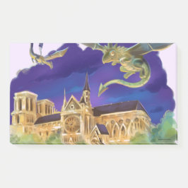 Notre Dame Notes, 10" x 6" Notes Post-it Klebezettel